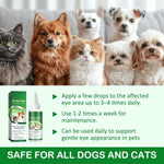 VOSIFSDIY Eye Drops for Dogs, Cats and Dogs Eye Drops, Dog Eye Infection Treatment Relieve Eyes Itching & Irritation, Pink Eye & Allergies Symptoms Safe & Gentle Formula - Image 9