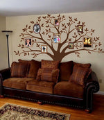 MAFENT Giant Family Photo Tree Wall Decal front view