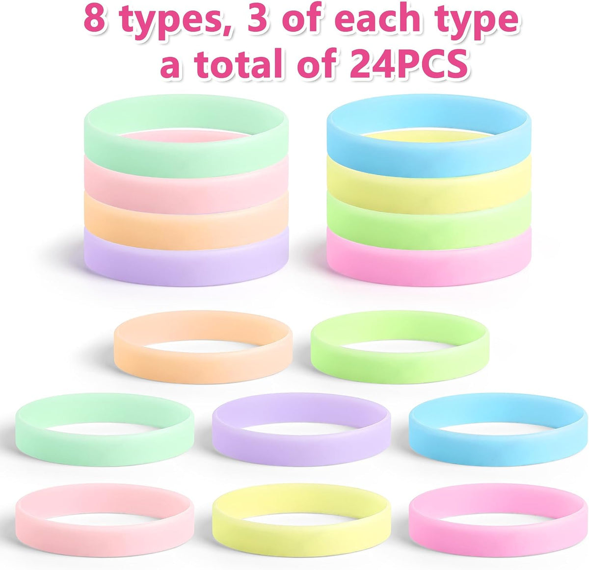 Lesnala soft silicone glow bands lifestyle shot