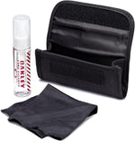 Oakley unisex adult lens cleaning kit rectangular front view featuring the black ballistic nylon storage pouch