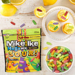 Mike and Ike Mega Mix Sour stand up resealable bag for fruit candy lovers