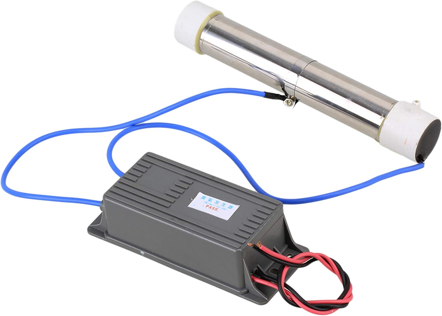 RDEXP ozone quartz tube generator front view showcasing electronic transformer power pack