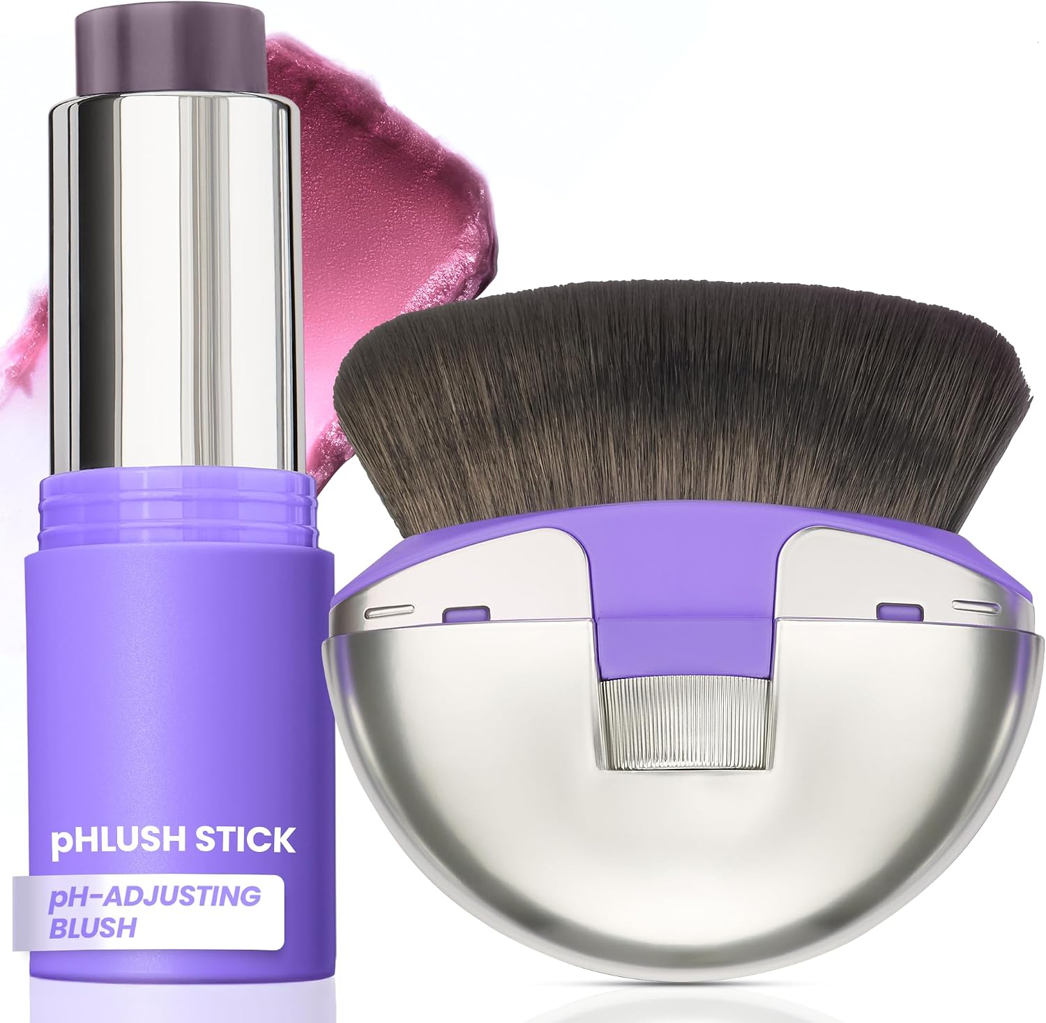 Wonderskin Beauty Essentials Set featuring pHlush stick and brush