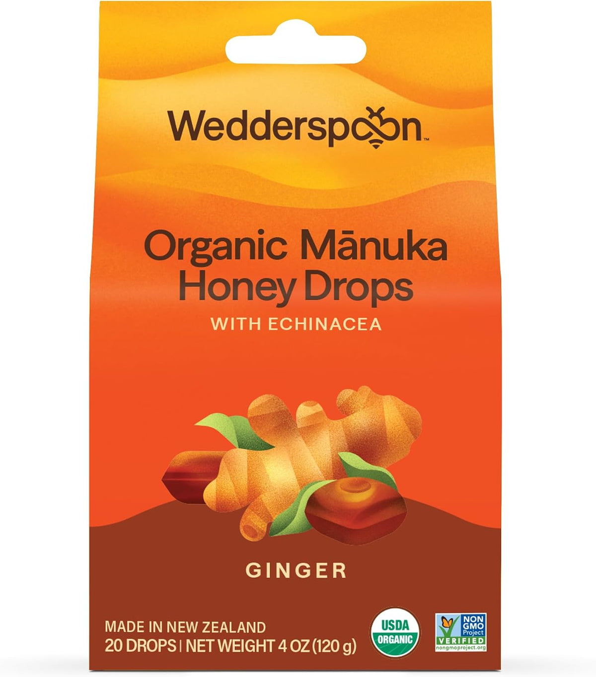 Wedderspoon Organic Manuka Honey Lollipops | Variety Pack | 24 Count | Genuine New Zealand Manuka Honey + Vitamin C | Non-GMO, No Artificial Flavors or Colors | Soothing Pops for Kids & Adults - Image 11