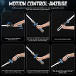 Adawlert lightsaber angle shot highlighting the smooth swing blade structure.