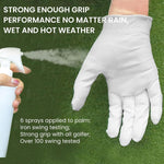 Finger Ten all weather golf gloves breathable mesh detail