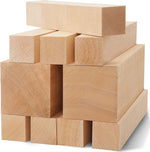 Complete 12 piece wooden carving and whittling material set