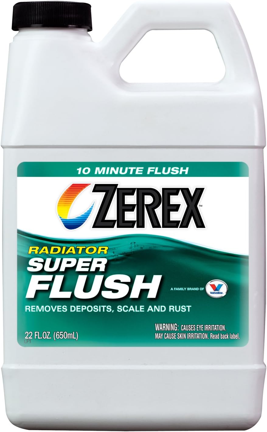 Valvoline Zerex Super Flush and Radiator Cleaner 22 Ounces front view premium automotive cooling system maintenance chemical