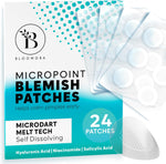 BLOOMORA microdart pimple patch front view packaging