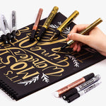 Sakura XPSKA-49 black paint marker side profile in packaging