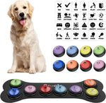 Acools Dog Buttons for Communication, 6 Pcs Dog Talking Button Set, 30s Voice Recordable Pet Training Buzzer, Speaking Buttons for Cats & Dogs with Waterproof Dog Activity Mat and 24 Scene Stickers - Image 9