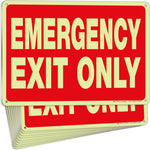 iSYFIX emergency exit only signs front view safety signage