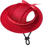 Round Brim Princess Hat Visor Hat Pet Dog Mesh Porous Sun Hat with Ear Holes for Small, Extra Small Dog Teddy, Pug, Chihuahua, Shih Tzu, Yorkshire Terriers, Papillon Pink S - Image 11