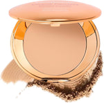 MCoBeauty Miracle Flawless Pressed Powder compact for setting makeup