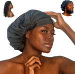 TTAT reusable hair bonnet flat headband detail