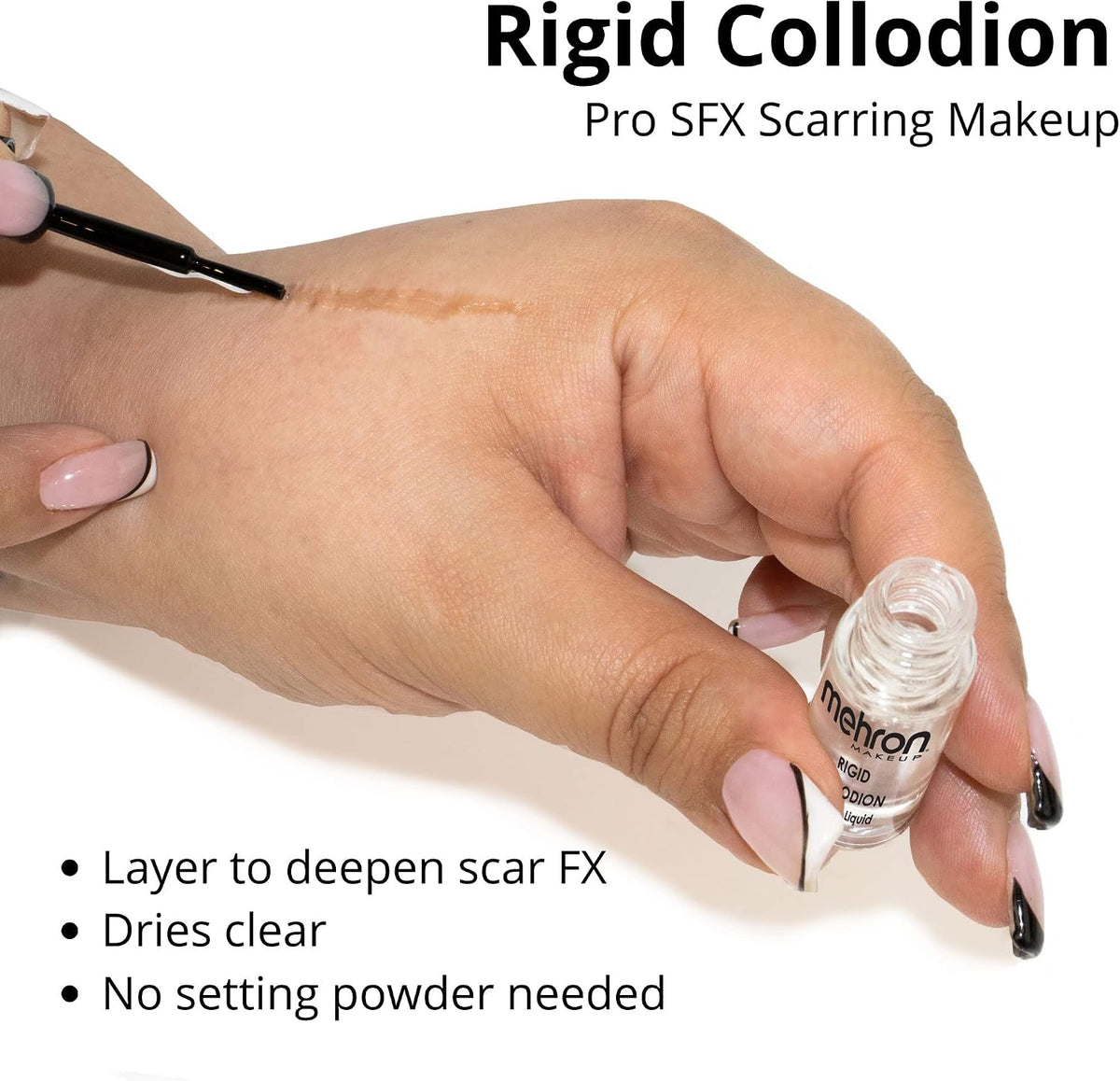 Mehron Makeup Rigid Collodion Scarring Liquid - Image 4