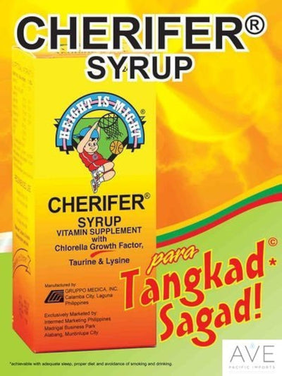 Cherifer Syrup with Chlorella Growth Factor, Taurin & Lysine - Image 1