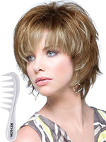 Noriko Sky Synthetic Wig with Wig Lift Comb - Copper Glaze-R - Image 14