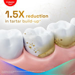 Colgate Total Anti-Tartar Toothpaste back packaging details