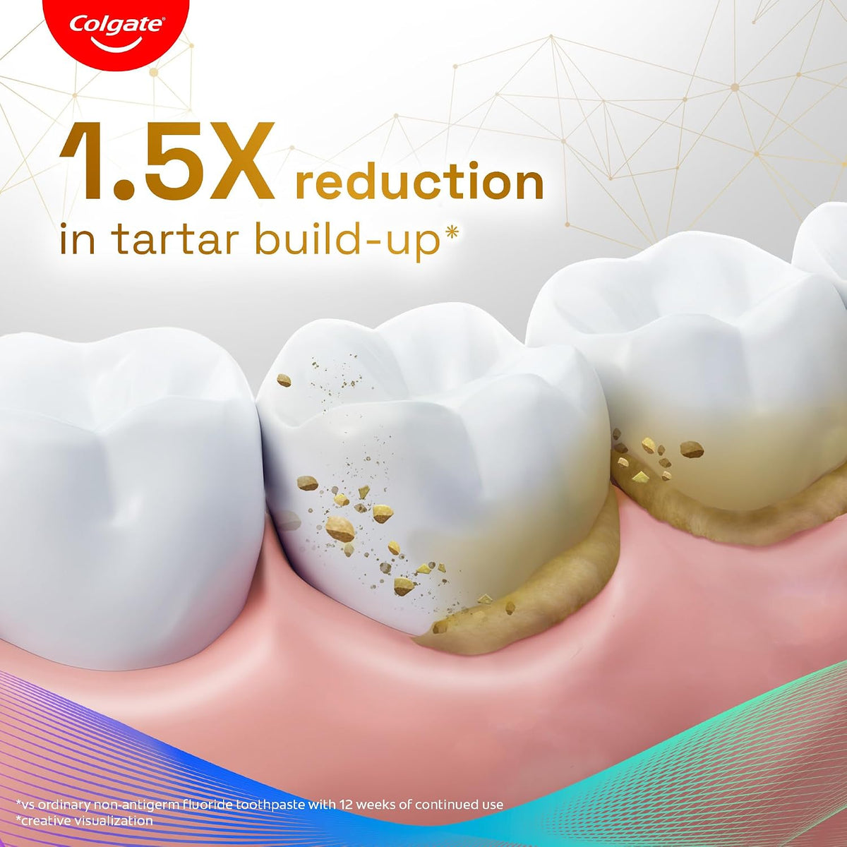 Colgate Total Anti-Tartar Toothpaste back packaging details