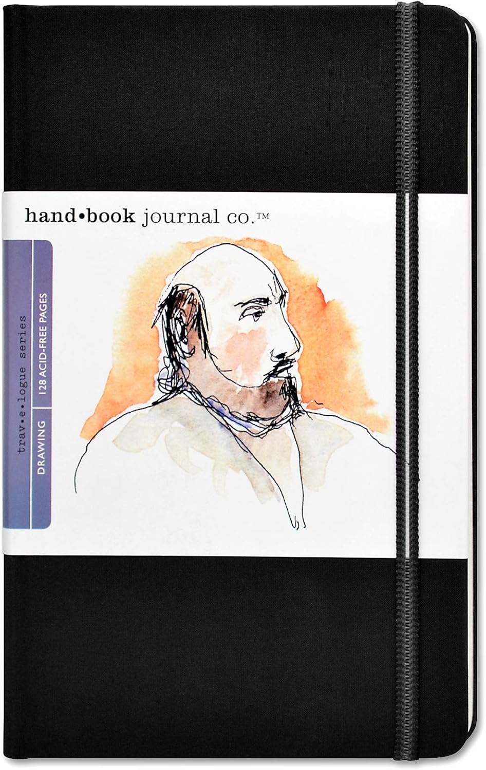 Travelogue Drawing Book, Grand Portrait 10-1/2 x 8-1/4, Ivory Black Artist Journal - Image 14