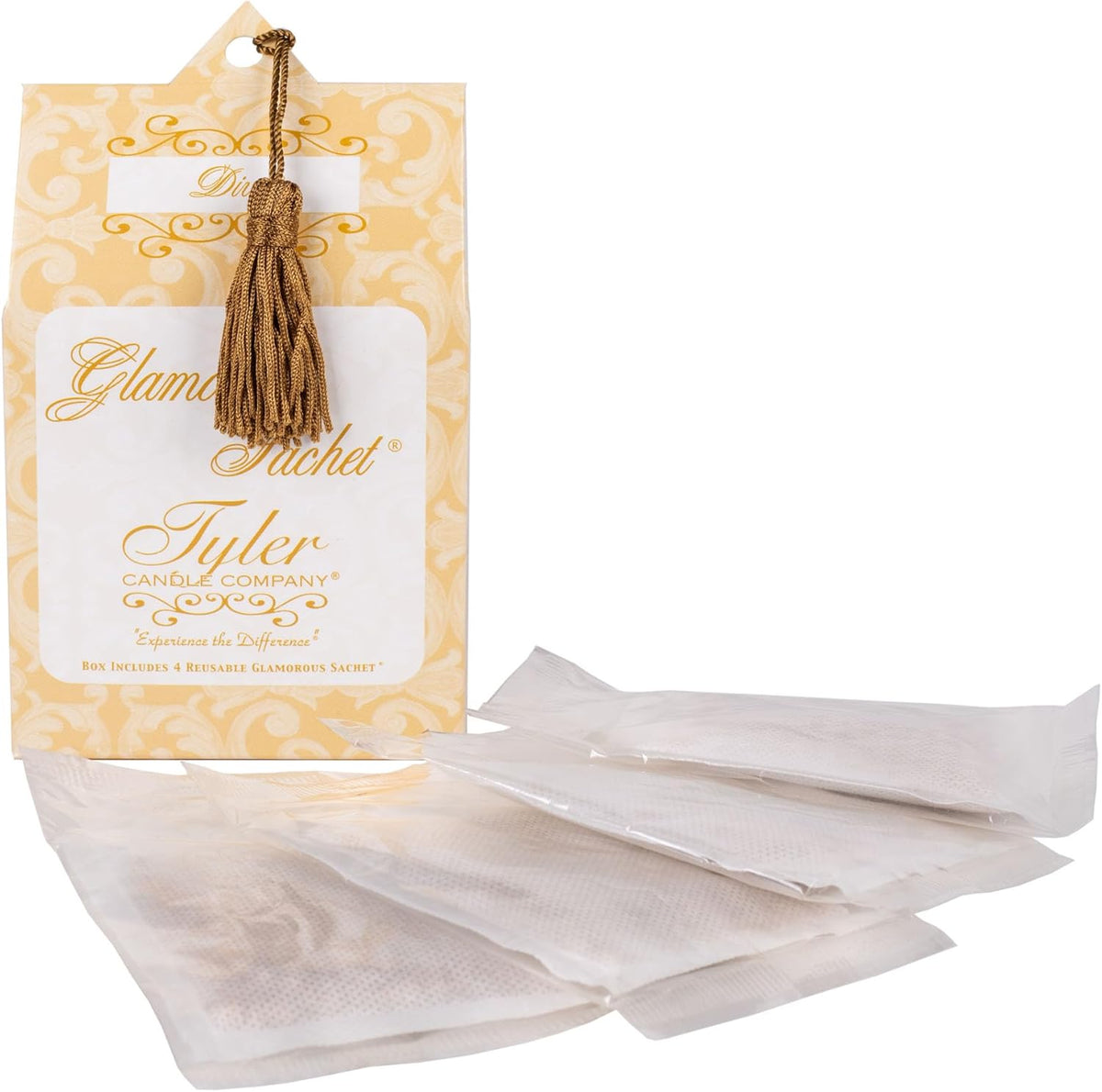 Tyler Candle Company Diva Glamorous Dryer Sachets front packaging view