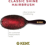 Midnight ruby handle hair grooming brush