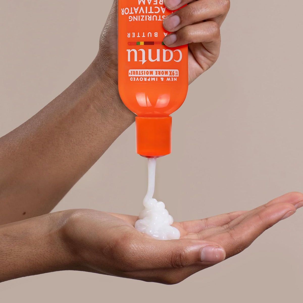 Cantu curl activator cream jar back label with ingredients and instructions