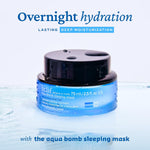 Belif Aqua Bomb Sleeping Mask jar for overnight skin recovery.