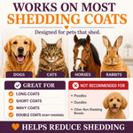 SleekEZ Dog Brush for Shedding | Patented Deshedding Dog Brush | Pet Hair Remover for Short, Medium & Long Coats | Made in USA | 5 Inch - Image 10