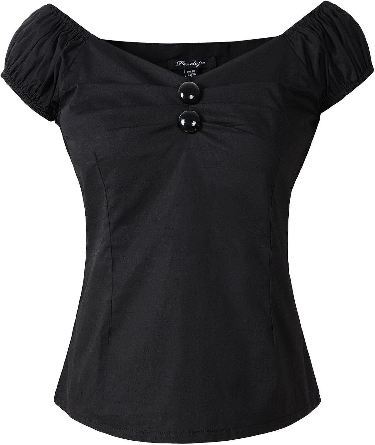 Penelope Vintage 1950s retro top styled with skirt outfit