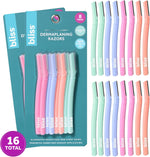 Assorted colors of Bliss disposable dermaplaning tools