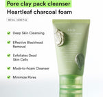 Abib Pore Clay Pack Cleanser used as a foam cleanser on hand