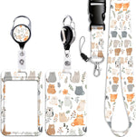 Cool Black ID Badge Holder Lanyard & Retractable Badge Holder Reel Cute Key Lanyard for Women Men Girls Teens Kids for ID Badges Keys(Goth Moon Sun) - Image 11