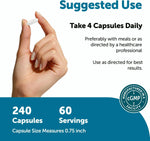 Micro Ingredients trimethylglycine capsules supplement facts label