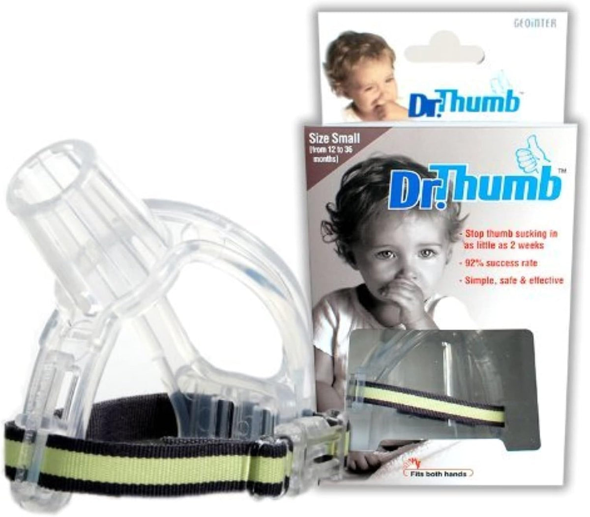 Delta stop thumbsucking finger guard front view child care accessory