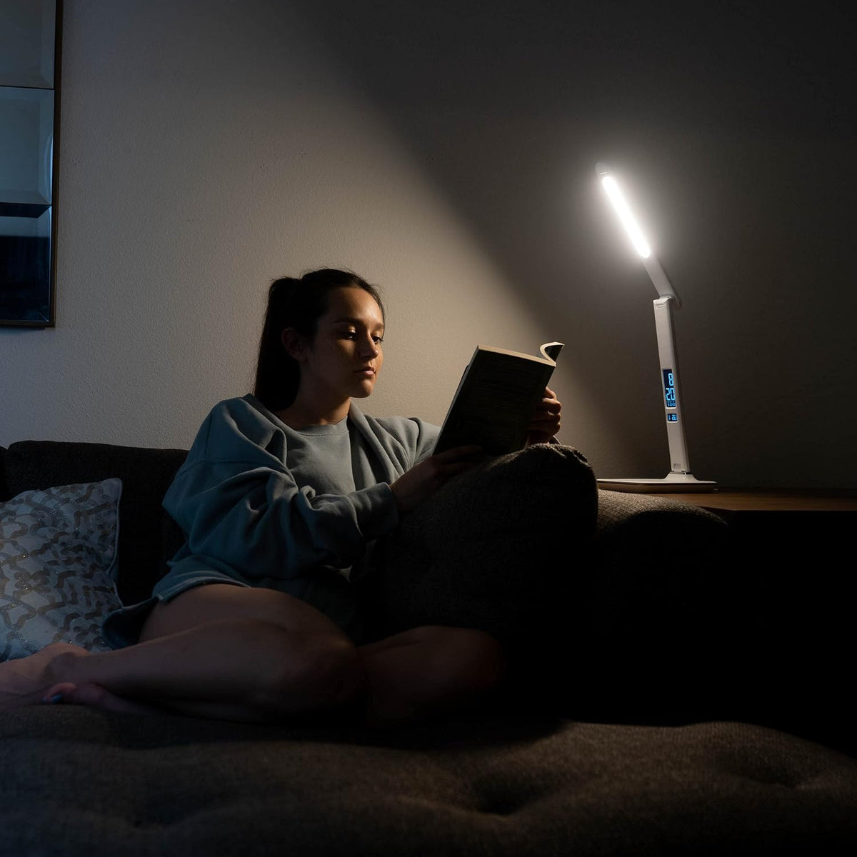 Side profile of Theralite carex bright light therapy device