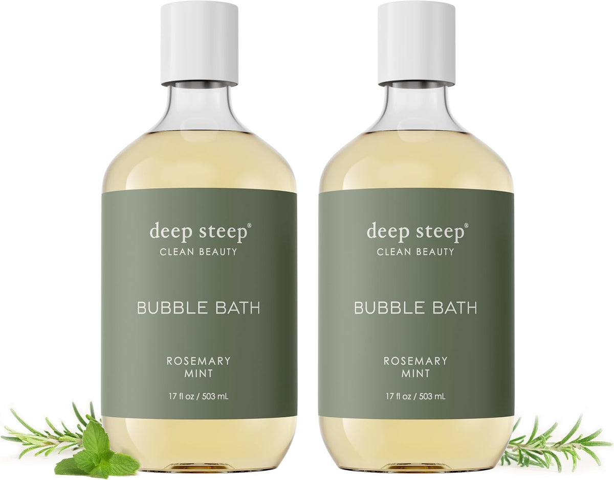 Deep Steep Bubble Bath, Fresh Lavender 17 oz (Pack of 2) - Hypoallergenic, Clinically Tested Soothing Soak with Shea Butter & Argan Oil - Sulfate-Free - Image 14