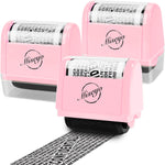 Miseyo Wide Roller Stamp Identity Theft Stamp 1.5 Inch Perfect for Privacy Protection - Yellow - Image 10