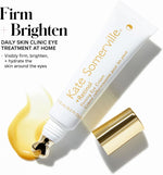 Close up view of the flexible cooling gold tip applicator on the cream tube