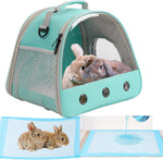 Small Animal Travel Carrier with Absorbent Pad Set, Pee Pad with Leak-Proof Quick-Dry Design for Guinea Pig,Portable Bearded Dragon Bag for Sugar Glider,Hedgehog,Rat,Bunny,Rat - Image 8