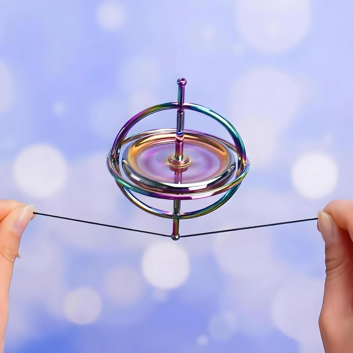 Joytech Precision Gyroscope Kill Time Metal Anti-Gravity Spinner Balance Toy Colorful JA05 - Image 9