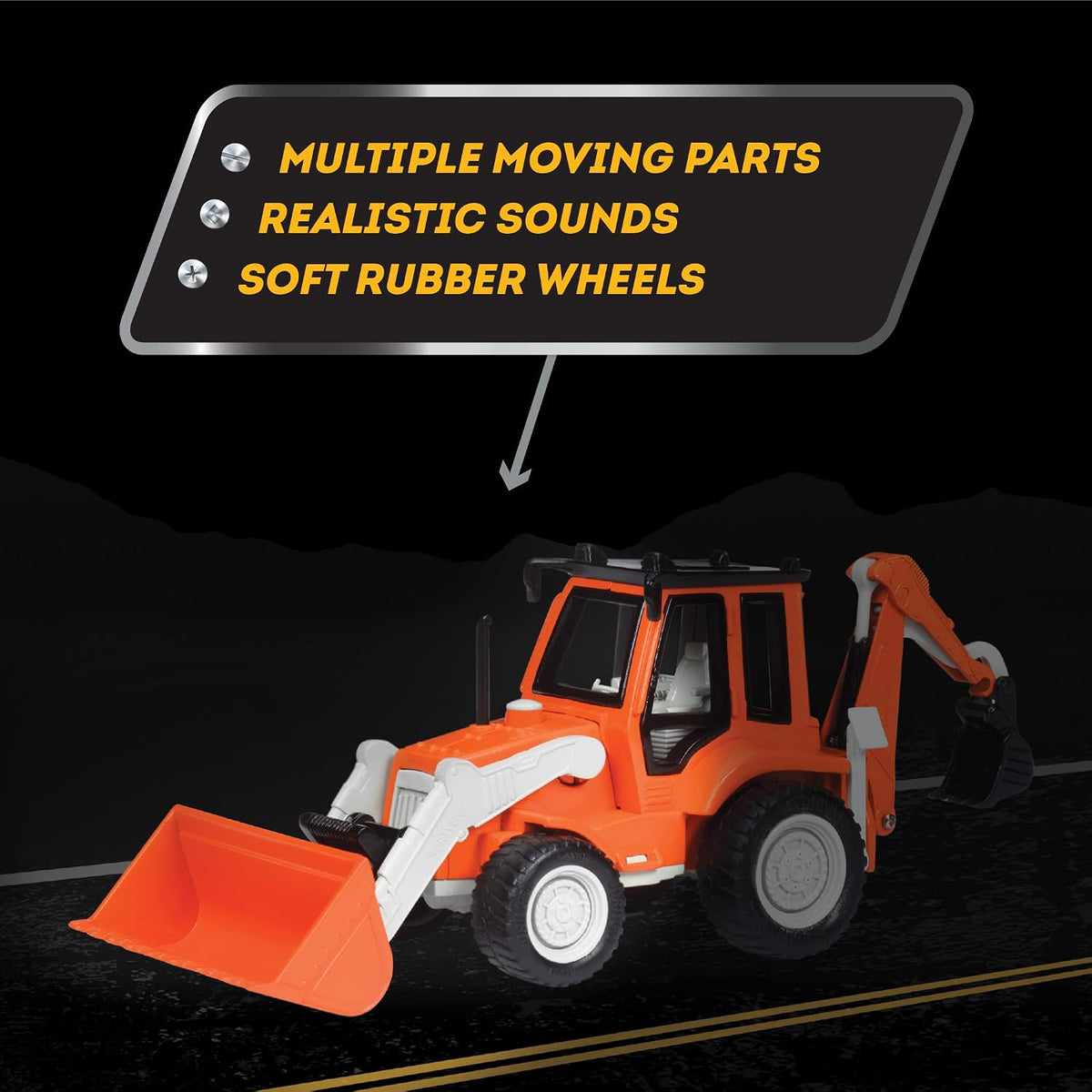 Driven by Battat kids construction truck for outdoor sandbox play