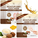 BLOOMORA hand and foot mask set front view packaging