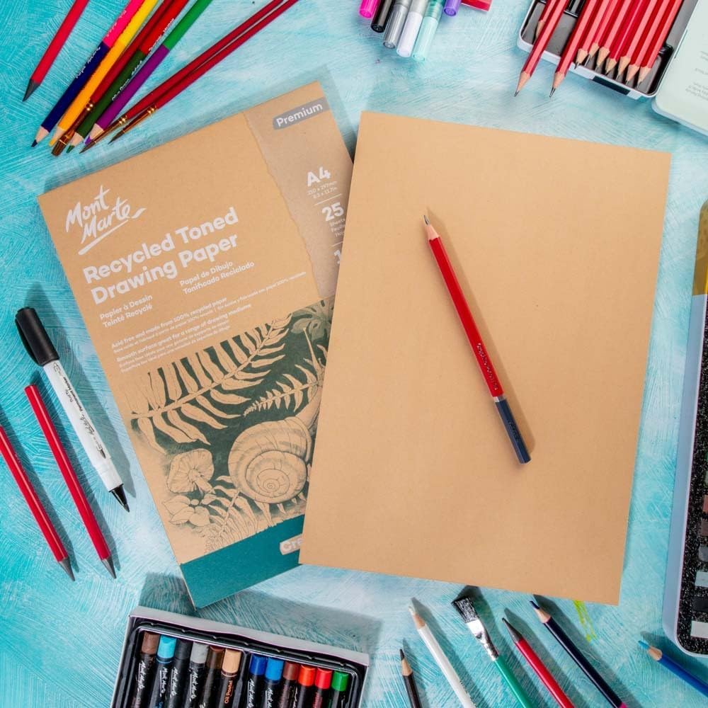 Mont Marte 170gsm drawing paper lifestyle sketch showcase