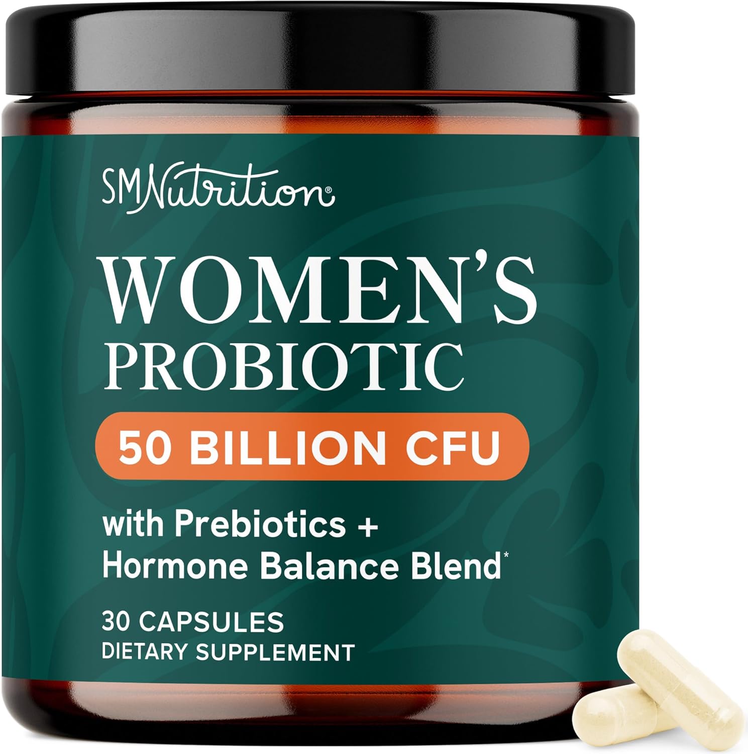 Probiotics for Women | 50 Billion CFU for Vaginal, pH Balance & Digestive Health Support | Female Probiotics with Prebiotics & Hormone Balance Blend | Shelf Stable | Vegan, Gluten-Free | 30 Ct - Image 1