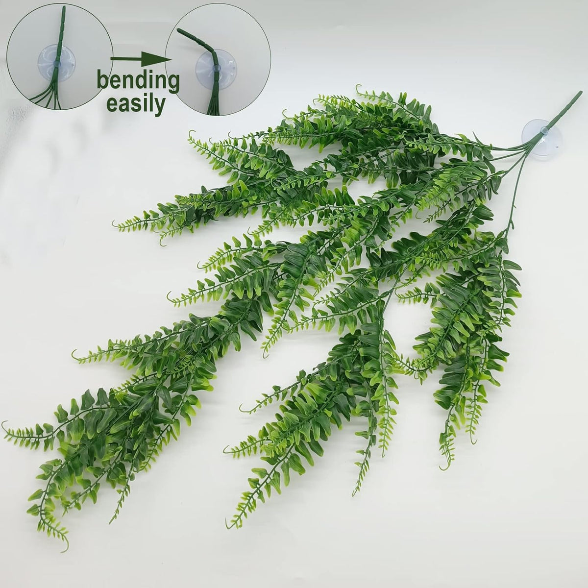 Close up view of bendable jungle vine for reptile enclosure