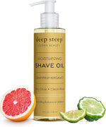 Deep Steep Blood Orange Shave Oil Texture Swatch On Skin
