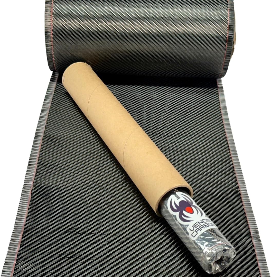 NC carbon fiber fabric roll front view