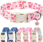 Dog Collar Metal Buckle Blue Stripe Collar Gift Durable Cute Collar for Small Medium Large Boys Girls Dogs - Image 15